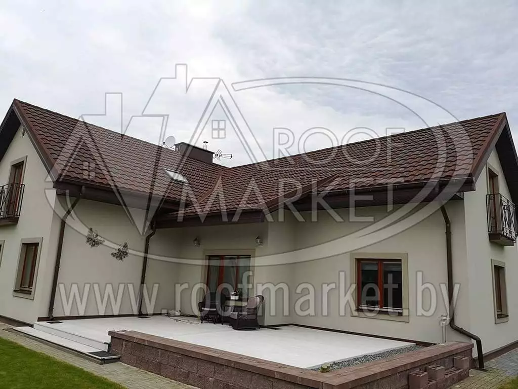 Композитная черепица “Метророман”