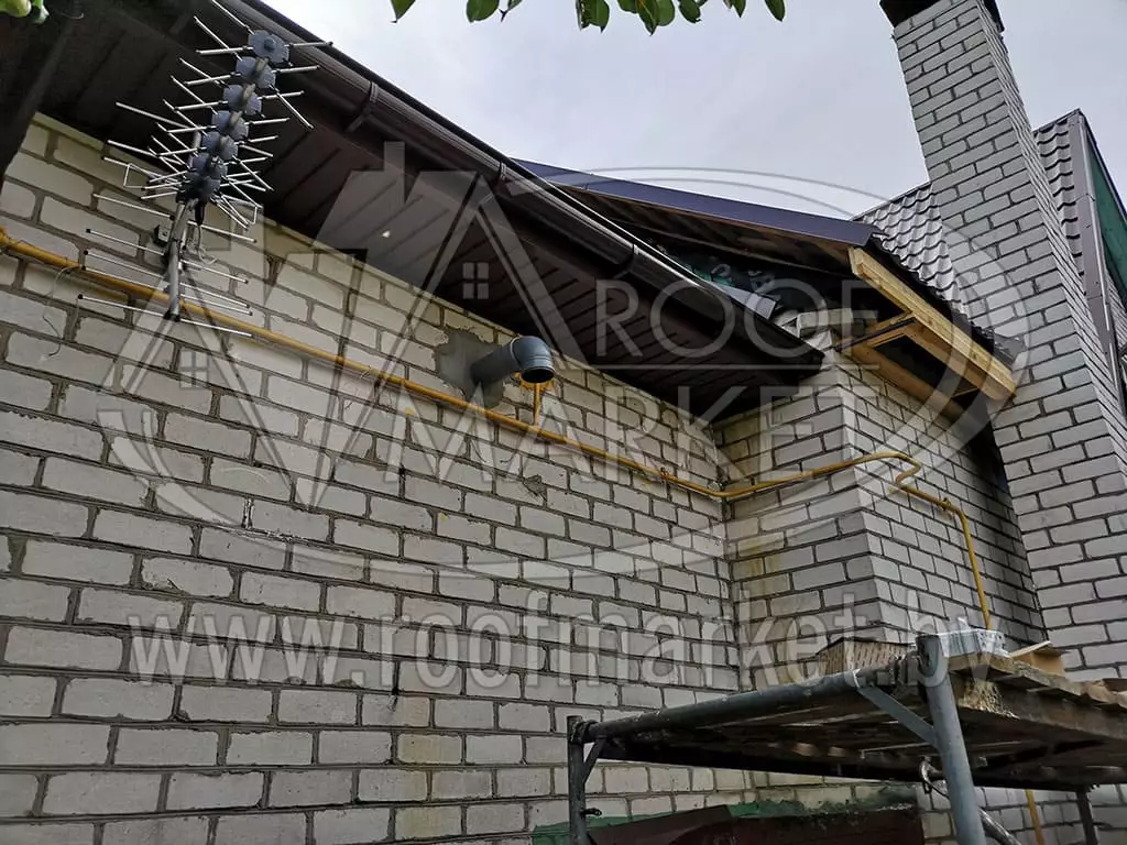 Замена шифера на металлочерепицу "Norman" Монтеррей