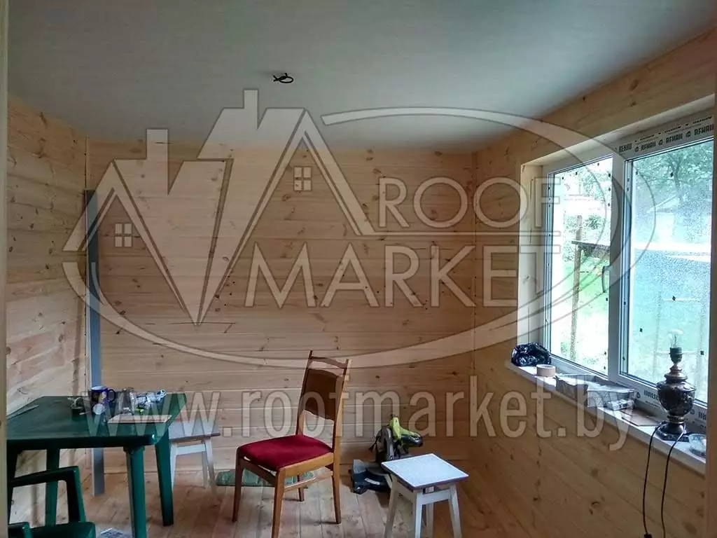 Реконструкция дома с использованием металлочерепицы МеталлПрофиль "Norman" Монтеррей