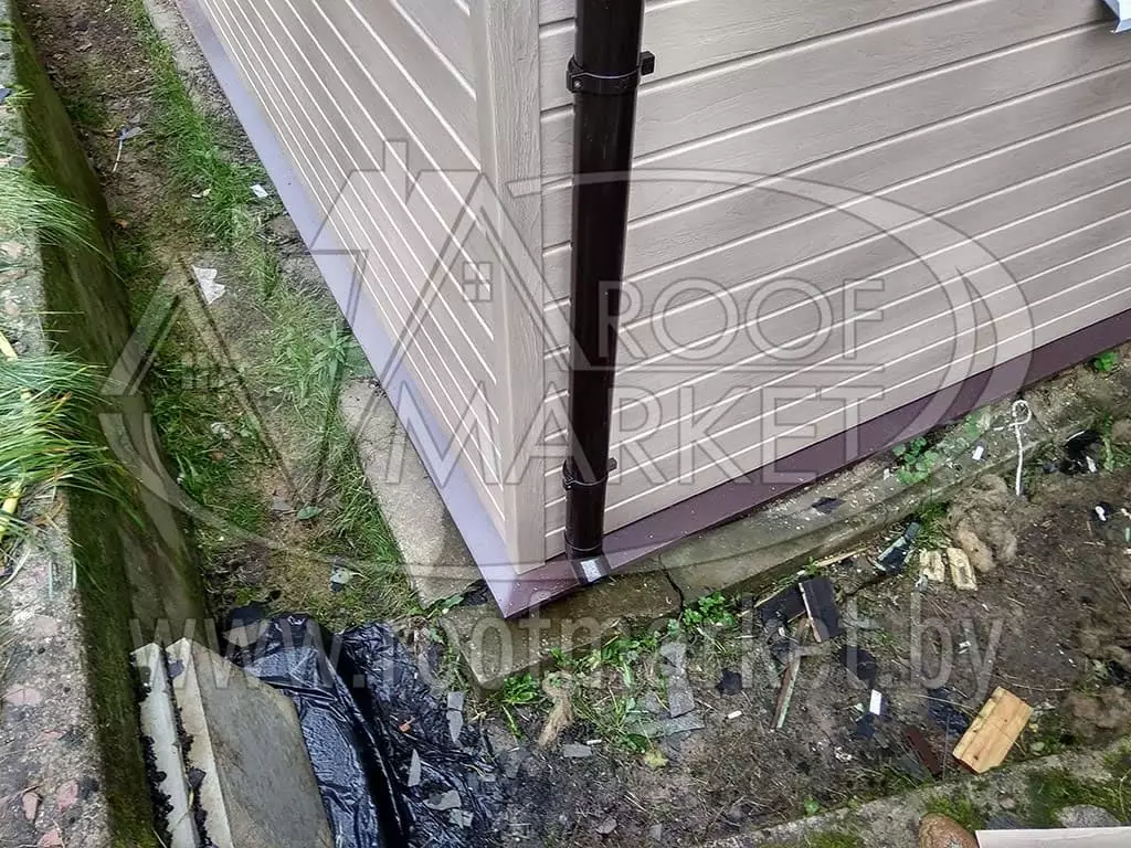 Реконструкция дома с использованием металлочерепицы МеталлПрофиль "Norman" Монтеррей