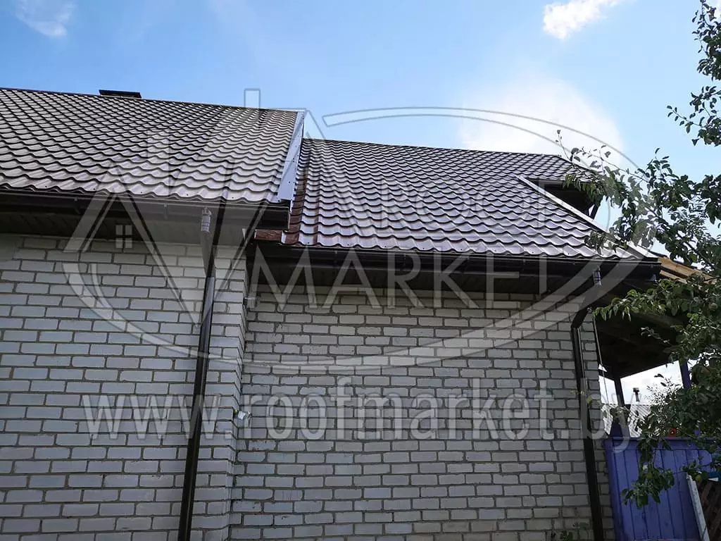 Замена шифера на металлочерепицу "Norman" Монтеррей