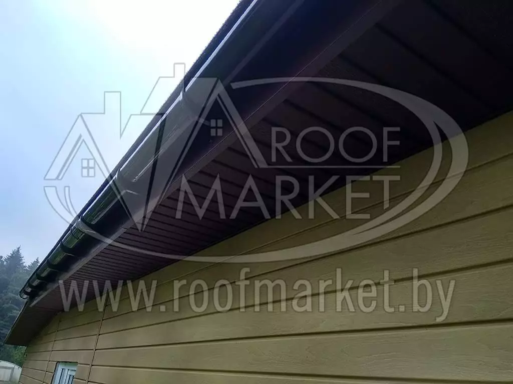 Реконструкция дома с использованием металлочерепицы МеталлПрофиль "Norman" Монтеррей