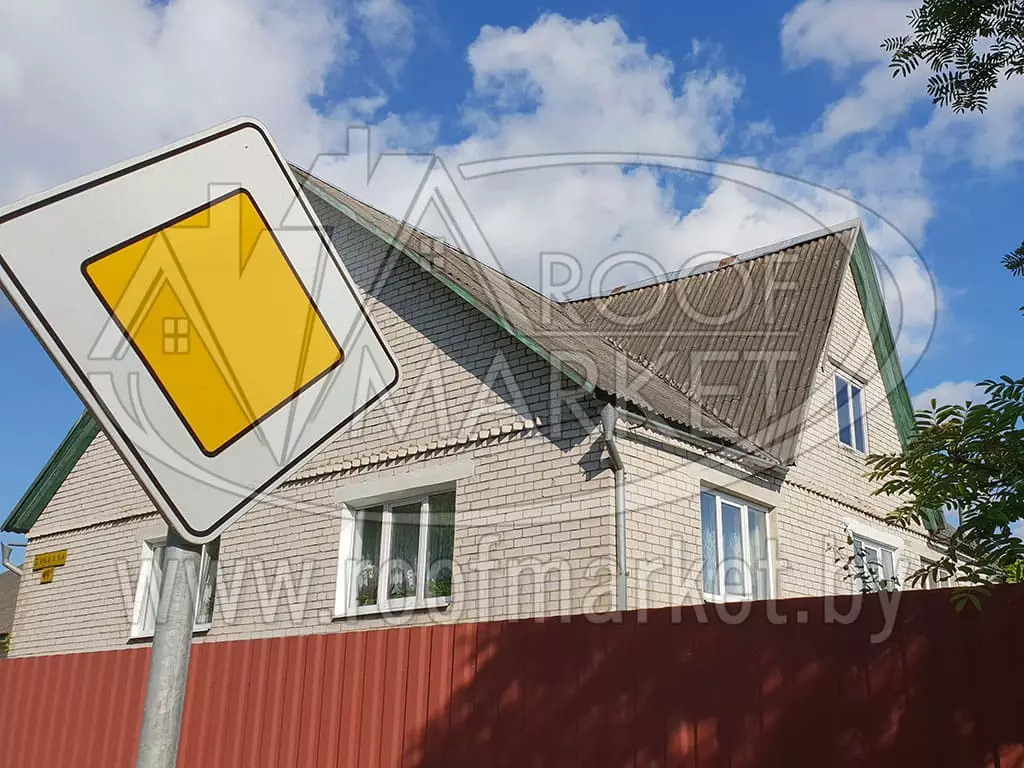 Замена шифера на металлочерепицу "Norman" Монтеррей