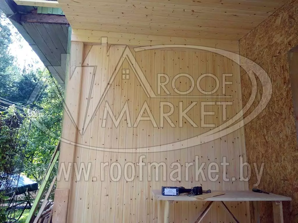 Реконструкция дома с использованием металлочерепицы МеталлПрофиль "Norman" Монтеррей