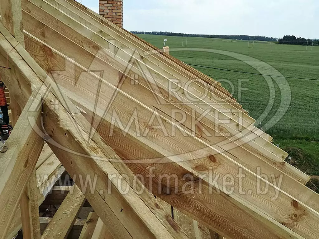 Кровля из гибкой битумной черепицы "Шинглас"