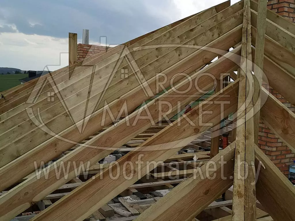 Кровля из гибкой битумной черепицы "Шинглас"