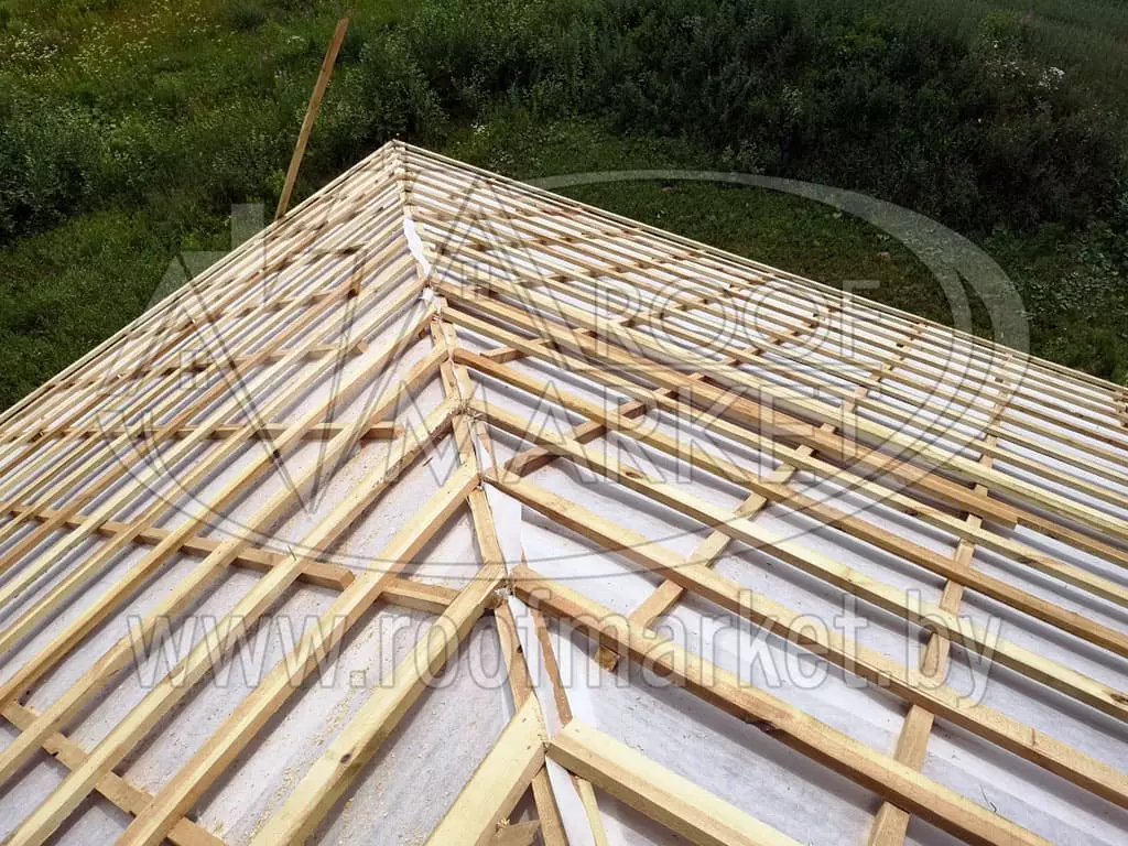 Кровля из гибкой битумной черепицы "Шинглас"