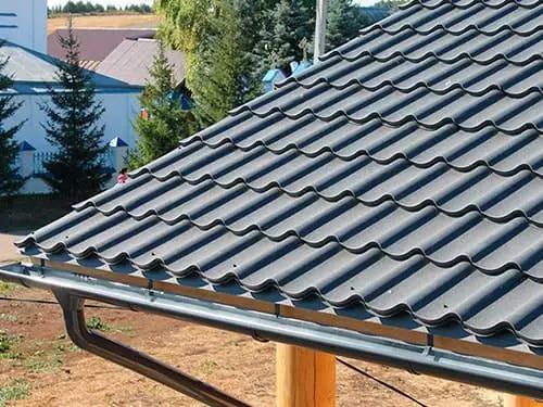 металлочерепица скайпрофиль стальной бархат