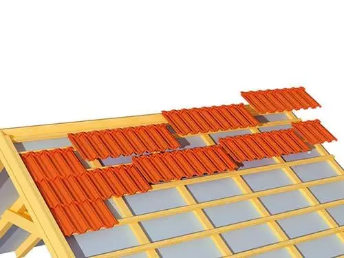 Монтаж кровли из композитной черепицы в Минске и области