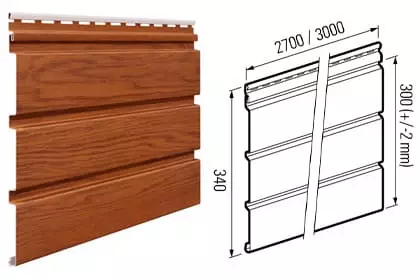 Панель без перфорации SV/SVP-08 производства Vox