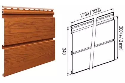 Панель со скрытой вентиляцией SV/SVP-09 производства Vox