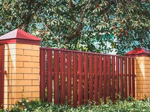 металлический штакетник прямоугольный гранд лайн