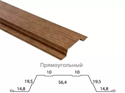 Технические характеристики Прямоугольный штакетник Grand Line