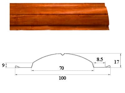 Технические характеристики Полукруглый штакетник Grand Line