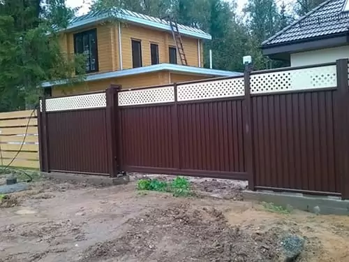 откатные ворота