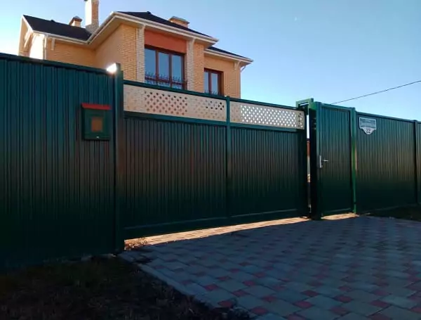 Откатные ворота Эстет Плюс Grand Line производства Grand Line