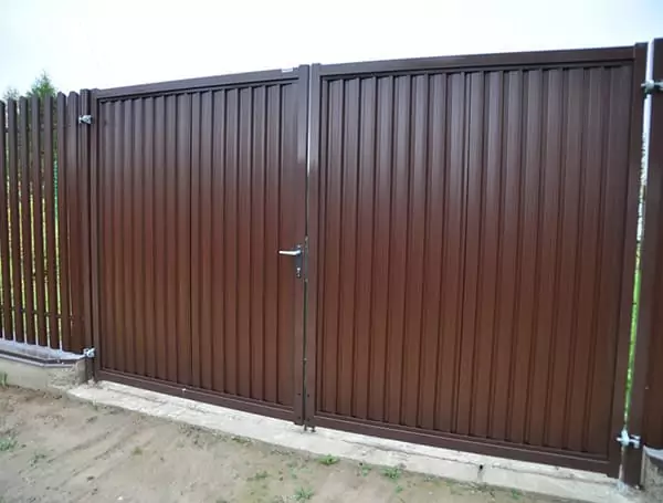 Распашные ворота и калитки Эстет Grand Line производства Grand Line