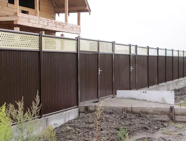 Распашные ворота и калитки Эстет Плюс Grand Line производства Grand Line