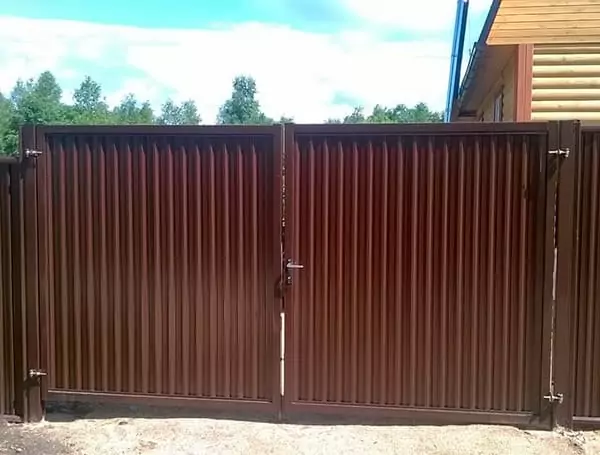 Распашные ворота и калитки Эстет Grand Line производства Grand Line