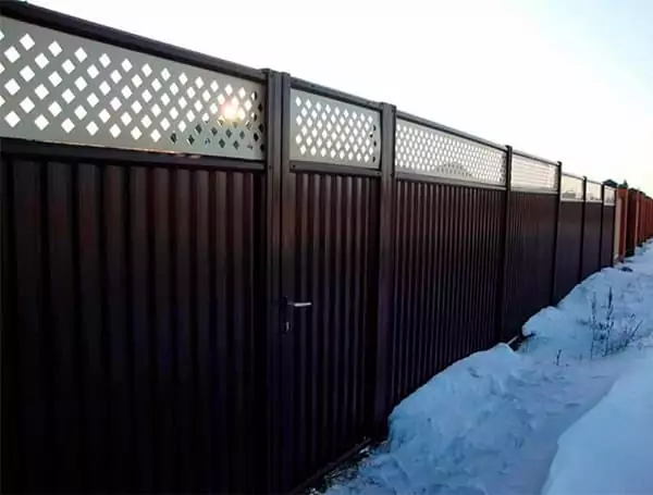 Распашные ворота и калитки Эстет Плюс Grand Line производства Grand Line