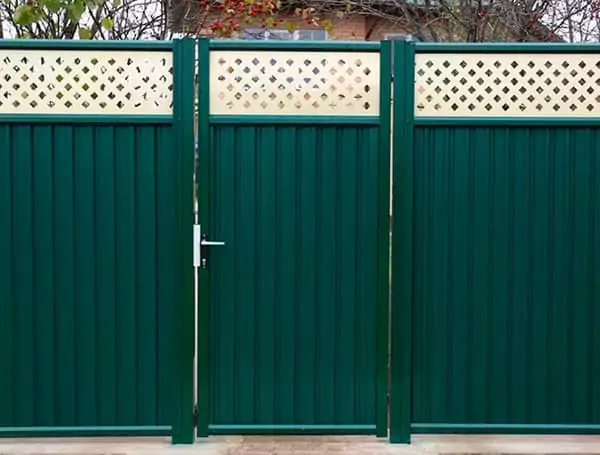 Распашные ворота и калитки Эстет Плюс Grand Line производства Grand Line