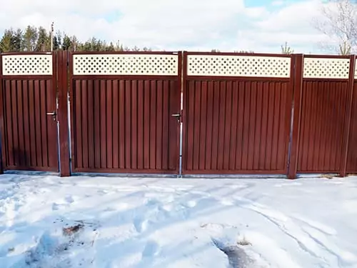 распашные ворота и калитки эстет плюс гранд лайн