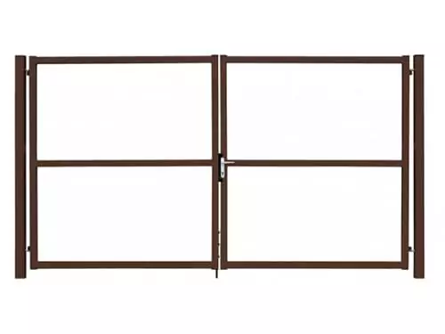 распашные ворота и калитки эконом гранд лайн