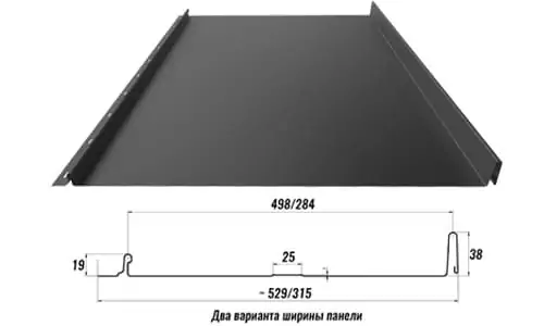 Технические характеристики Panel Retro 38