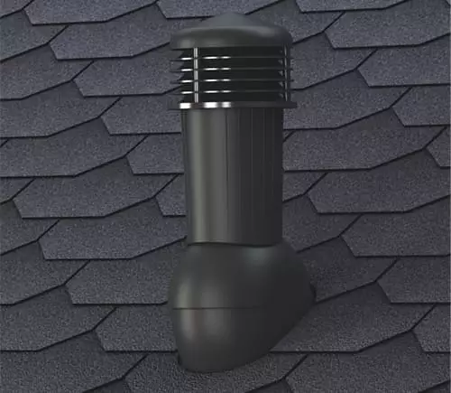 вентиляционный выход Wirplast Plus Standart К80 неизолированный D125 для гибкой битумной мягкой кровли