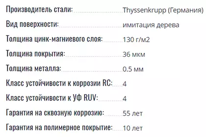 Модульная металлочерепица Pladur Relief Textured Wood производства Blachotrapez производства Thyssenkrupp (Германия)