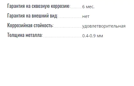 Оцинкованный профнастил