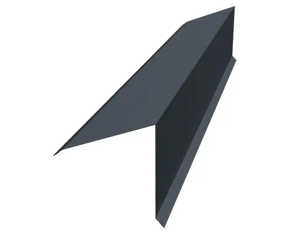 Планка конька односкатной кровли