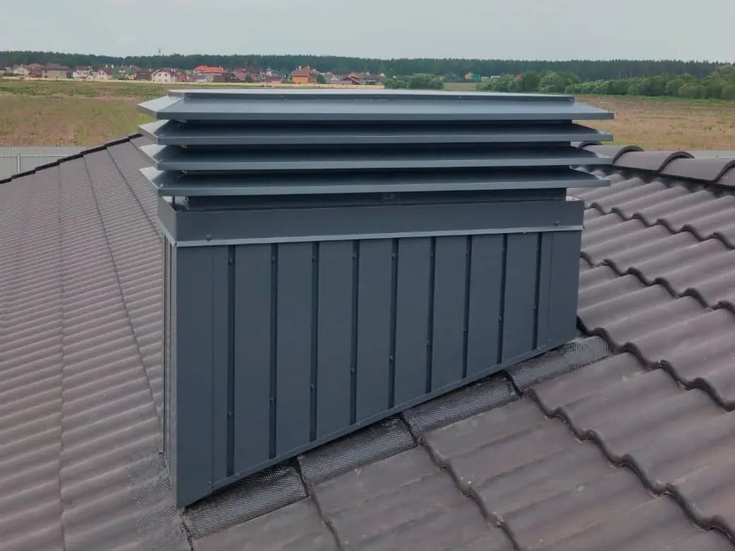 жалюзийный колпак на вентшахту