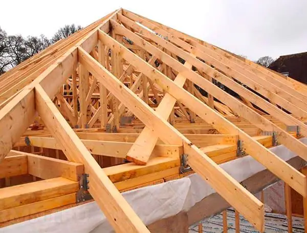 Монтаж стропильной системы